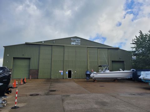 Large steel-clad industrial building in Bembridge